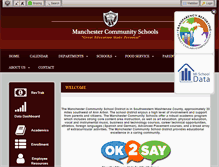 Tablet Screenshot of manchesterschools.us